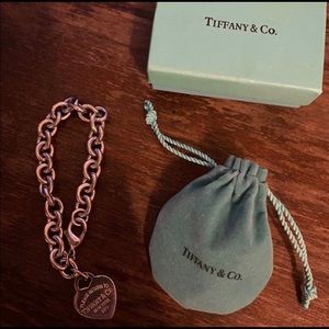 Tiffany&Co Heart Tag Charm Bracelet